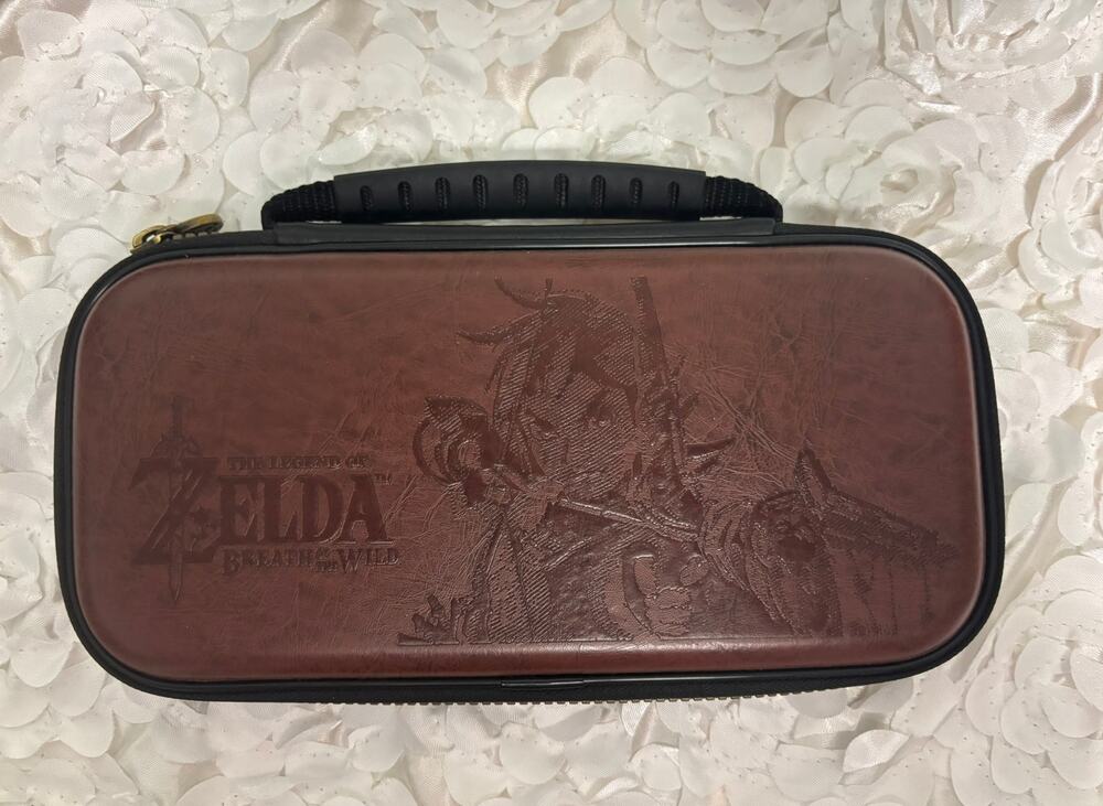 PowerA Legend of Zelda Adventurer's Pouch Nintendo 3DS Brown Carrying Case